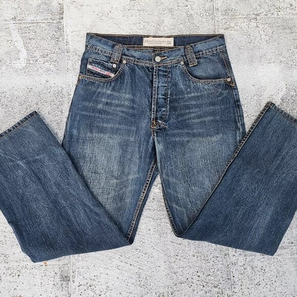 diesel Other - Diesel Men Jeans Blue Cotton Denim Jeans Pant Size 34